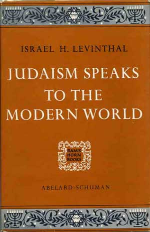 Imagen del vendedor de Judaism Speaks to the Modern World a la venta por PJK Books and Such