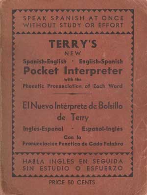 Seller image for Terry's New Spanish-English - English Spanish Pocket Interpreter for sale by PJK Books and Such