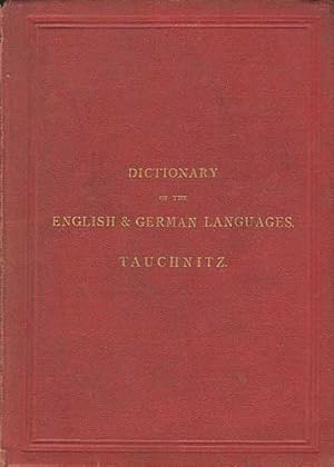 Seller image for A New Pocket Dictionary of the English and German Languages for sale by PJK Books and Such