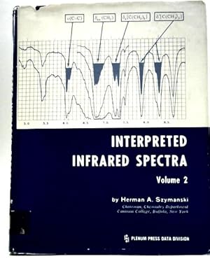 Image du vendeur pour Interpreted Infrared Spectra Volume 2 mis en vente par World of Rare Books