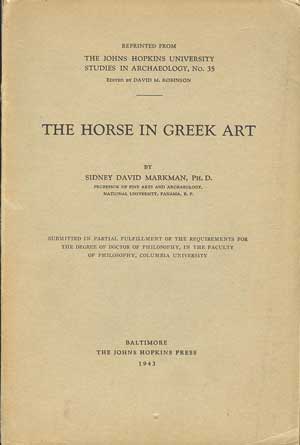 Image du vendeur pour The Horse in Greek Art mis en vente par PJK Books and Such