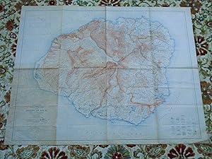 TOPOGRAPHIC MAP OF THE ISLAND OF KAUAI, KAUAI COUNTY, HAWAII. TERRITORY OF HAWAII, 1933