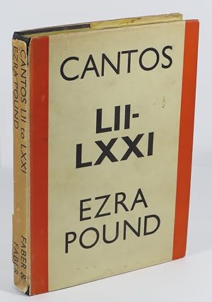 Cantos LII-LXXI