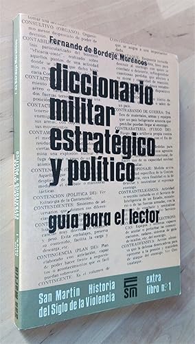 Imagen del vendedor de Diccionario militar, estratgico y poltico a la venta por Llibres Bombeta