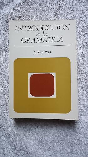 Imagen del vendedor de INTRODUCCIN A LA GRAMTICA a la venta por Ernesto Julin Friedenthal