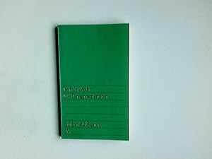 Bild des Verkufers fr Die Dreigroschenoper : nach John Gays "The beggar's opera". Bertold Brecht. [Mitarb. E. Hauptmann ; K. Weill] / Edition Suhrkamp ; 229 zum Verkauf von Antiquariat Buchhandel Daniel Viertel