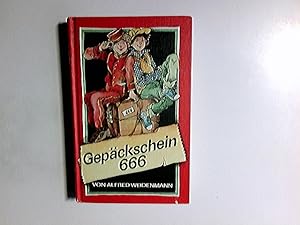Imagen del vendedor de Gepckschein 666. a la venta por Antiquariat Buchhandel Daniel Viertel