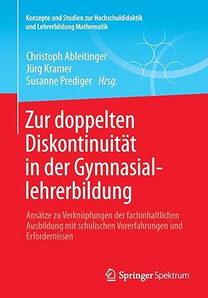 Seller image for Zur doppelten Diskontinuitaet in der Gymnasiallehrerbildung for sale by moluna