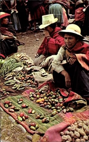 Image du vendeur pour Ansichtskarte / Postkarte Cuzco Peru, Marktverkauf mis en vente par akpool GmbH