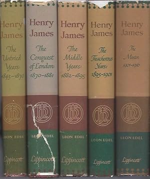 Henry James--Five-Volume set; --(Complete set of Leon Edel's Pulitzer Prize biography)