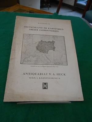 Lagerkatalog Nr. 79. Ca. 1943, Deutschland im Kartenbild dreier Jahrhunderte. Antiquariat V. A. H...