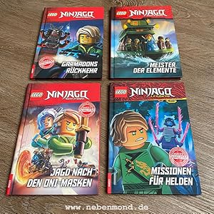 LEGO NINJAGO Konvolut: Missionen für Helden / Jagd nach den Oni-Masken / Meister der Elemente / G...