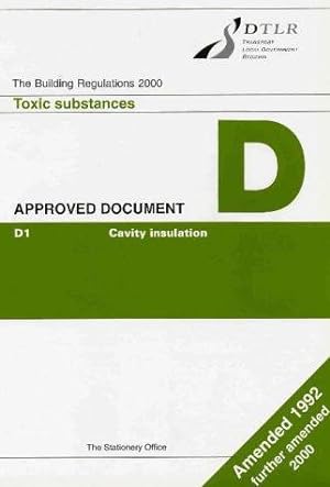 Immagine del venditore per Approved Document D (Building Regulations, 1991) venduto da WeBuyBooks
