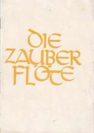 Immagine del venditore per Programmheft Wolfgang Amadeus Mozart DIE ZAUBERFLTE Premiere 20. November 1963 Spieljahr 1963 Heft 14 venduto da Programmhefte24 Schauspiel und Musiktheater der letzten 150 Jahre