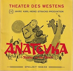Bild des Verkufers fr Programmheft Jerry Bock ANATEVKA Spielzeit 1968 / 69 ( Fiddler on the Roof ) zum Verkauf von Programmhefte24 Schauspiel und Musiktheater der letzten 150 Jahre