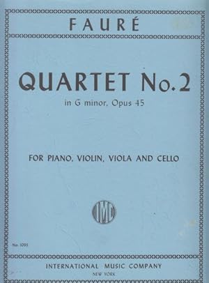 Piano Quartet No.2 in g minor, Op.45 - Set of Parts
