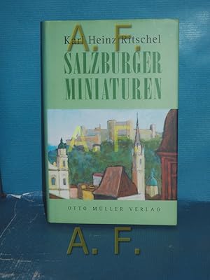 Bild des Verkufers fr Salzburger Miniaturen zum Verkauf von Antiquarische Fundgrube e.U.