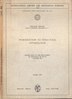 Imagen del vendedor de Introduction to structural optimization a la venta por Biblioteca di Babele