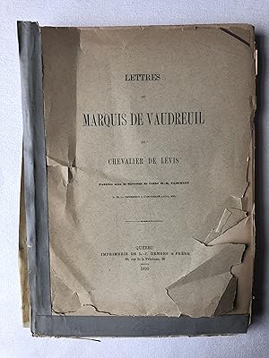 Seller image for Collection des Manuscrits du Marchal de Lvis. Volume 7 : Lettres du Marquis de Vaudreuil au Chevalier de Lvis for sale by 2Wakefield