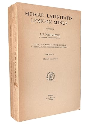 Seller image for Mediae Latinitatis Lexicon Minus, Fasciculi 1-6 und Fasciculi 7-11 (beide Teile/Bnde) : Lexique latin mdival-franais/anglais / A medieval Latin-French/English Dictionary for sale by exlibris24 Versandantiquariat