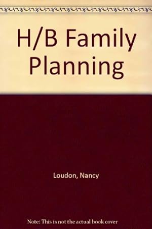 Bild des Verkufers fr H/B Family Planning zum Verkauf von WeBuyBooks