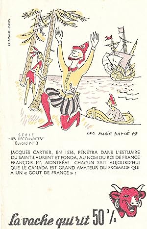 Jacques Cartier, en 1536, pénétra dans le Saint-Laurent, etc.