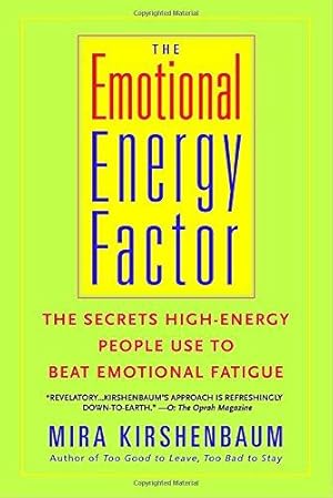 Bild des Verkufers fr The Emotional Energy Factor: The Secrets High-Energy People Use to Beat Emotional Fatigue zum Verkauf von WeBuyBooks