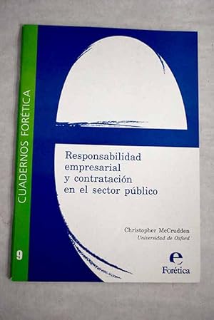 Imagen del vendedor de Responsabilidad empresarial y contratacin en el sector pblico a la venta por Alcan Libros