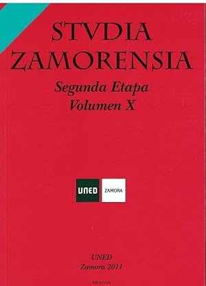 Imagen del vendedor de STUDIA ZAMORENSIA. Segunda Etapa. Vol. X. a la venta por Librera Torren de Rueda