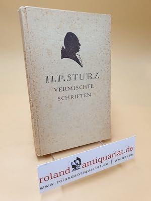 Image du vendeur pour Vermischte Schriften mis en vente par Roland Antiquariat UG haftungsbeschrnkt