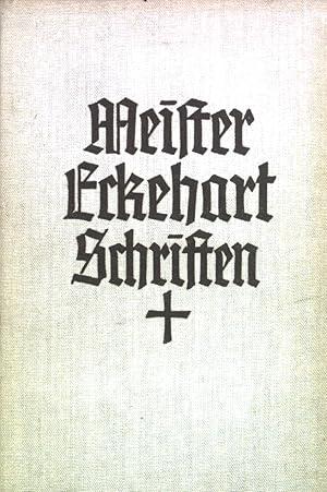 Image du vendeur pour Meister Eckehart : Schriften. mis en vente par books4less (Versandantiquariat Petra Gros GmbH & Co. KG)