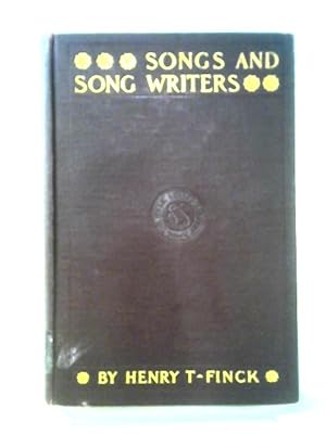 Image du vendeur pour Songs and Song Writers mis en vente par World of Rare Books