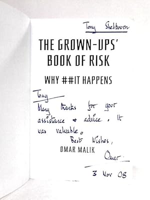 Imagen del vendedor de The Grown Ups' Book of Risk: Why **it Happens a la venta por World of Rare Books