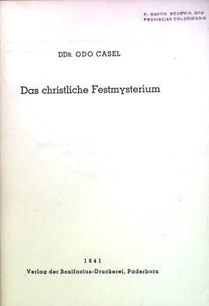 Immagine del venditore per Das christliche Festmysterium. venduto da books4less (Versandantiquariat Petra Gros GmbH & Co. KG)