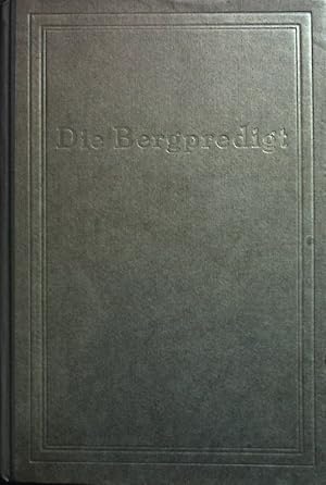 Bild des Verkufers fr Die Bergpredigt exegetisch-homiletisch erklrt. Predigt-Studien. Beitrge zur Geschichte, Theorie und Praxis der Predigt. Band 8. zum Verkauf von books4less (Versandantiquariat Petra Gros GmbH & Co. KG)