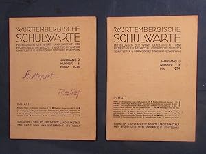 Württembergische Schulwarte, 9. Jg., Nr. 5 (März 1933) und Nr. 5 (Mai 1933).