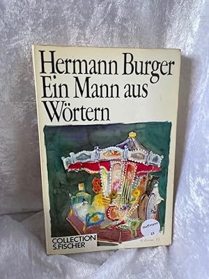 Bild des Verkufers fr Ein Mann aus Wrtern: Essays, Vorlesungen, Rezensionen (Collection S. Fischer) Essays, Vorlesungen, Rezensionen zum Verkauf von Antiquariat Jochen Mohr -Books and Mohr-