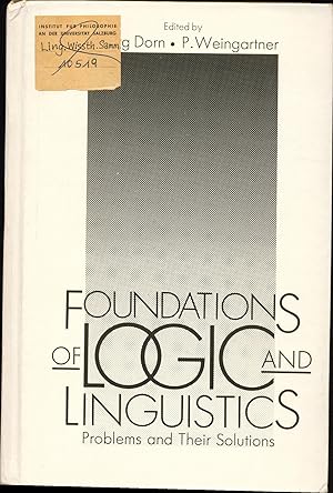 Bild des Verkufers fr Foundations of Logic and Linguistics Problems and Their Solutions zum Verkauf von avelibro OHG