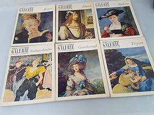 Konvolut 6 Hefte: Bastei Galerie der Grossen Maler: Tizian; Toulouse-Lautrec; Rubens; Dürer; Reno...
