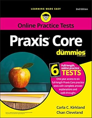 Image du vendeur pour Praxis Core For Dummies with Online Practice Tests (For Dummies (Career/Education)) mis en vente par Reliant Bookstore