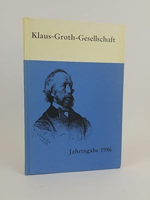 Bild des Verkufers fr Jahresgabe der Klaus-Groth-Gesellschaft zum Verkauf von ANTIQUARIAT Franke BRUDDENBOOKS