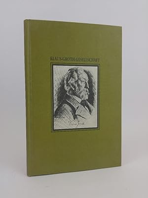 Bild des Verkufers fr Jahresgabe 1991 der Klaus-Groth-Gesellschaft Band 33 zum Verkauf von ANTIQUARIAT Franke BRUDDENBOOKS