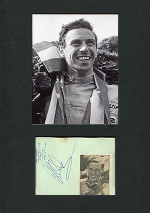 Jim & Mike Clark & Hailwood Autograph | signed cards / album pages
