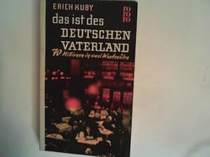 Imagen del vendedor de Das ist des Deutschen Vaterland : 70 Millionen in 2 Warteslen a la venta por ANTIQUARIAT FRDEBUCH Inh.Michael Simon