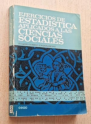 Bild des Verkufers fr EJERCICIOS DE ESTADISTICA APLICADOS A LAS CIENCIAS SOCIALES zum Verkauf von MINTAKA Libros