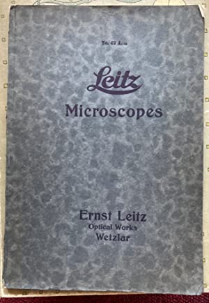 Seller image for NO. 49A.en. LEITZ MICROSCOPES. for sale by Graham York Rare Books ABA ILAB