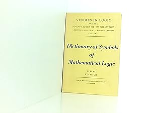 Bild des Verkufers fr Dictionary of Symbols of Mathematical Logic zum Verkauf von Book Broker