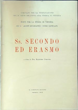 Bild des Verkufers fr Ss.Secondo ed Erasmo. 1089-1199 zum Verkauf von Librodifaccia