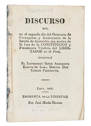 Discurso que, en el segundo dia del Octavario de Cincepcion, y anniversario de la batalla de Ayac...