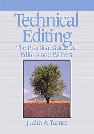 Imagen del vendedor de Technical Editing: The Practical Guide For Editors And Writers (Hewlett-Packard Press) a la venta por Reliant Bookstore